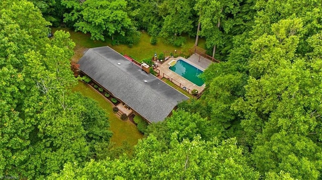 4515 Gilmore Dr, Liberty, NC 27298 - aerial view of a pool