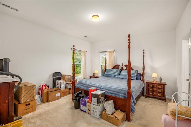 bedroom featuring carpet flooring