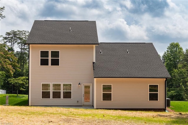 6021 Crestridge Ln Unit 1003, Winston-Salem, NC 27105 - back of property with a yard and a shingled roof