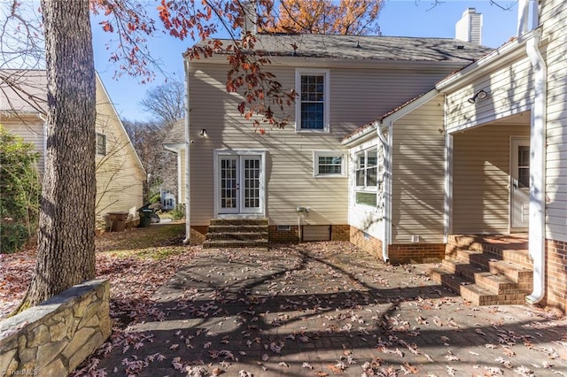 back of house featuring a patio area