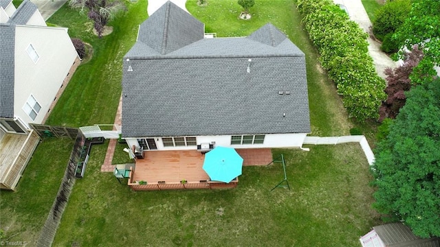 3920 Gisbourne Dr, Jamestown, NC 27282 - view from above of property