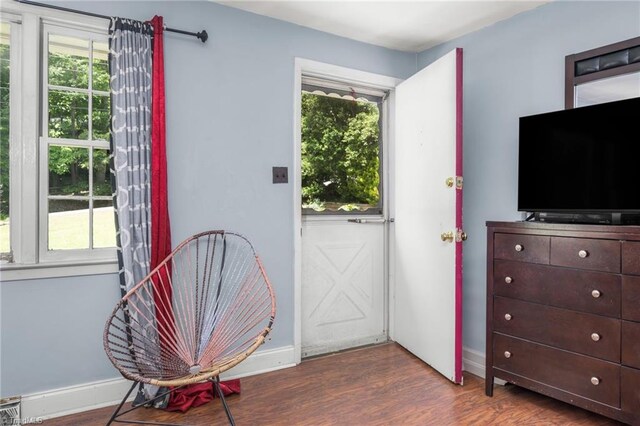 228 Barlow Cir, Winston-Salem, NC 27105 - entryway featuring wood finished floors and baseboards