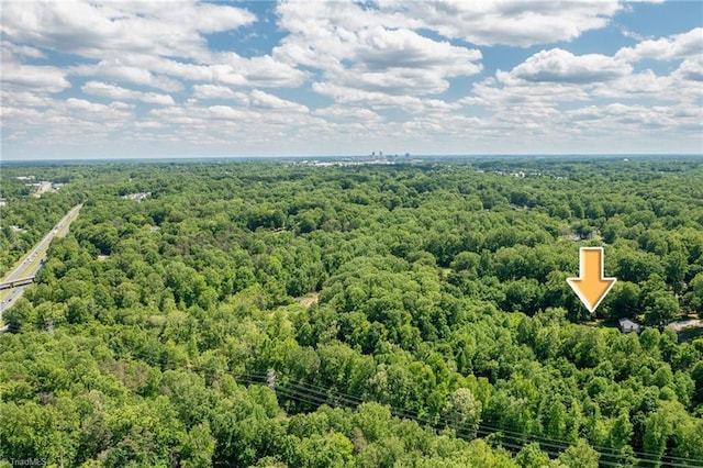 228 Barlow Cir, Winston-Salem, NC 27105 - aerial view of a heavily wooded area