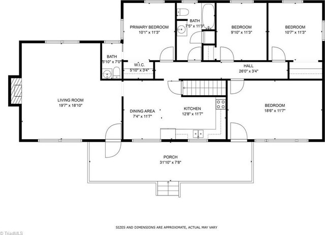 228 Barlow Cir, Winston-Salem, NC 27105 - room layout