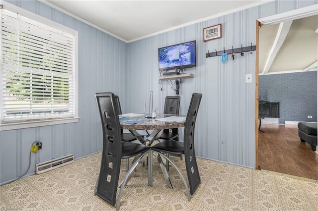 228 Barlow Cir, Winston-Salem, NC 27105 - dining space with ornamental molding