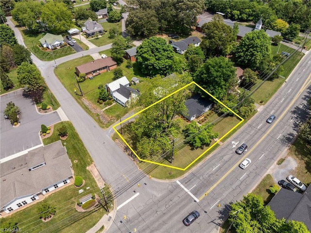 bird's eye view featuring a residential view