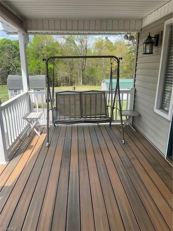 view of deck