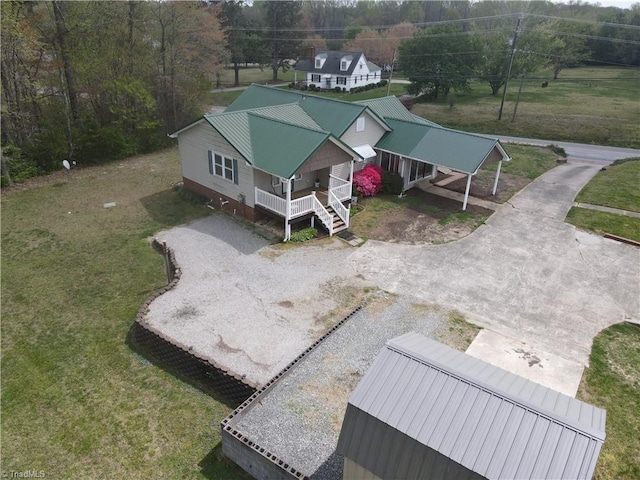 drone / aerial view