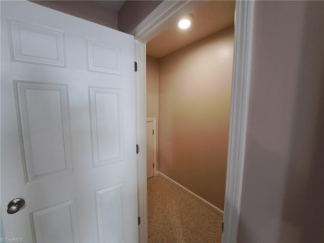 10 Dunlevy Way, Greensboro, NC 27455 - corridor with carpet flooring, baseboards, and recessed lighting