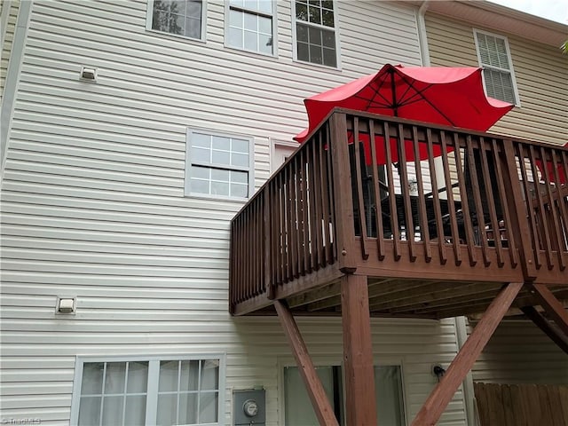 10 Dunlevy Way, Greensboro, NC 27455 - view of wooden deck