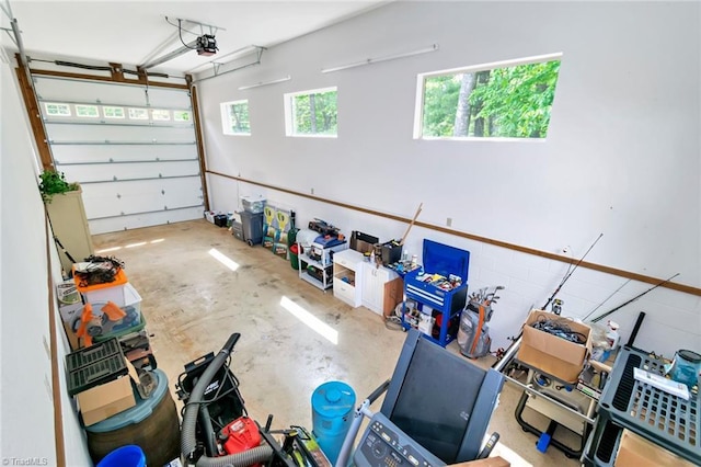 650 Sweetwater Rd, Boomer, NC 28606 - garage with a garage door opener