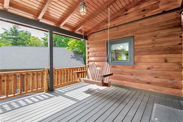 650 Sweetwater Rd, Boomer, NC 28606 - view of deck
