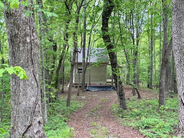 431 Needham Rd, Pilot Mountain, NC 27041 - view of yard featuring a view of trees