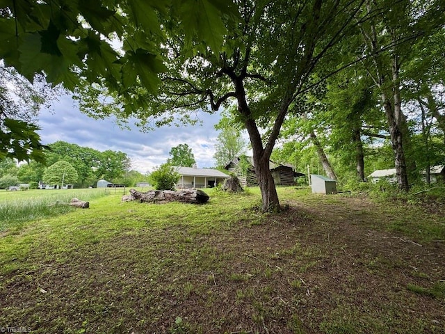 431 Needham Rd, Pilot Mountain, NC 27041 - view of yard with a storage shed and an outdoor structure