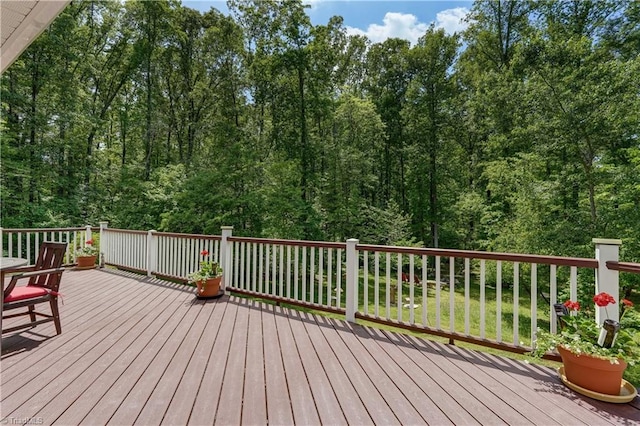 view of deck