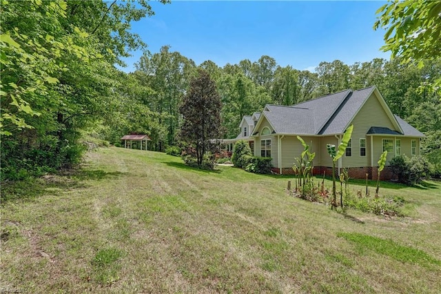 view of yard