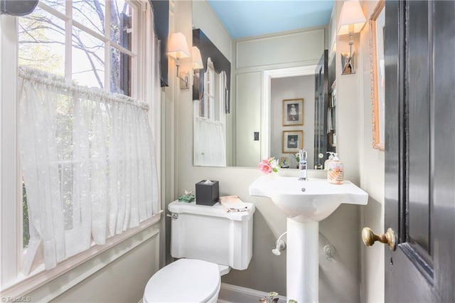 bathroom with toilet