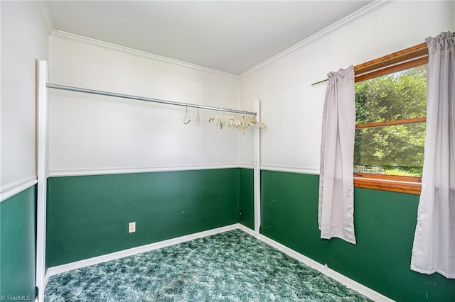 3753 Konnoak Dr SW, Winston-Salem, NC 27127 - unfurnished bedroom featuring crown molding and carpet floors