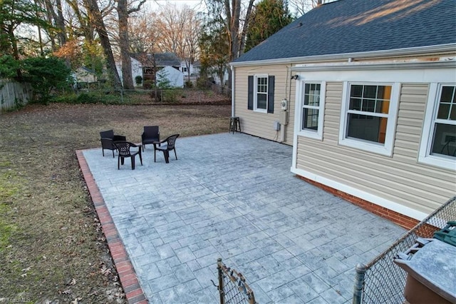 view of patio