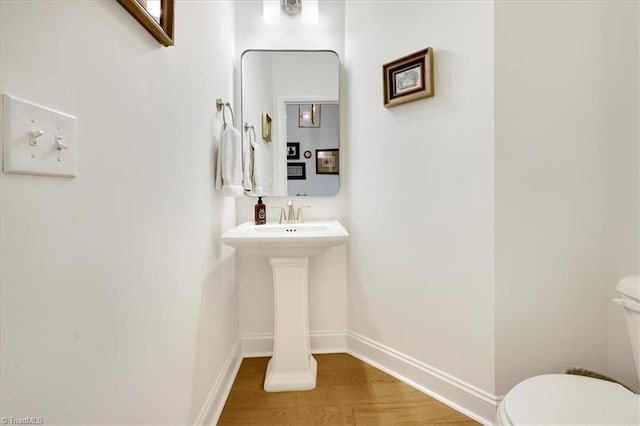 755 Gibb St, Winston-Salem, NC 27106 - bathroom with toilet and baseboards