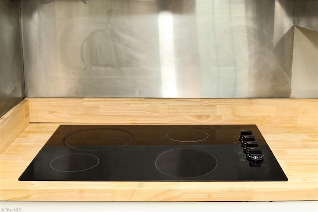 2904 Spring Garden St, Greensboro, NC 27403 - kitchen view of black electric stovetop