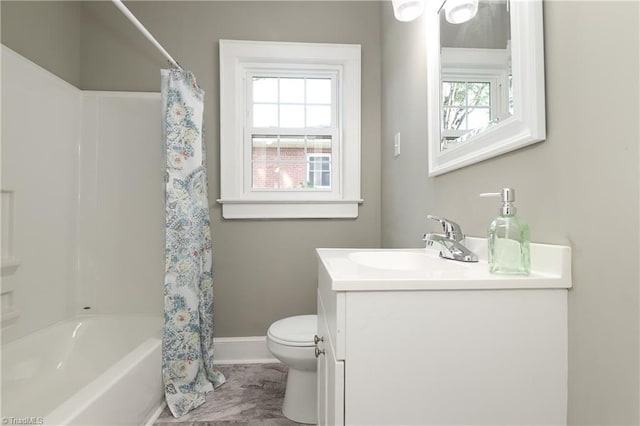 2904 Spring Garden St, Greensboro, NC 27403 - bathroom featuring vanity and shower / bath combination with curtain