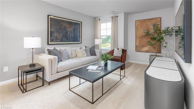 2867 Burgess Dr, Mebane, NC 27302 - living room with light colored carpet and baseboards