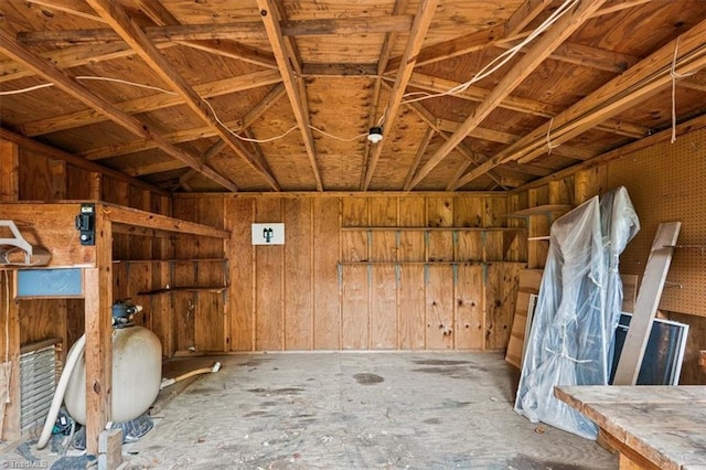view of stable