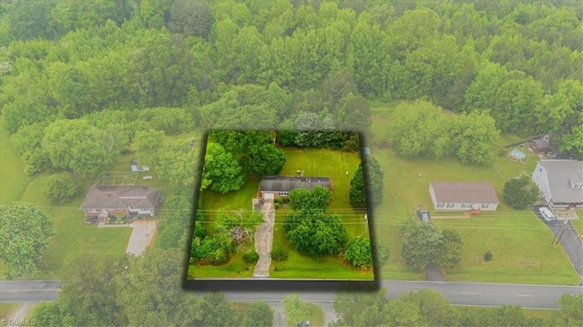 318 Sedalia Rd, Gibsonville, NC 27249 - bird's eye view of a forest