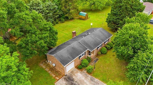 318 Sedalia Rd, Gibsonville, NC 27249 - view from above of property