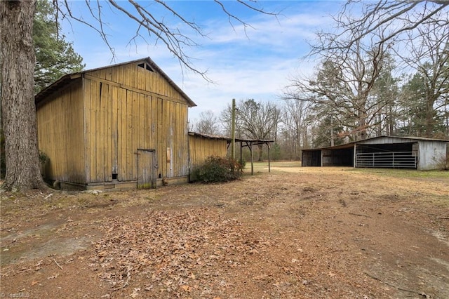 view of outdoor structure