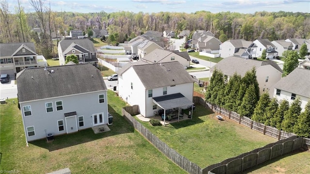 aerial perspective of suburban area