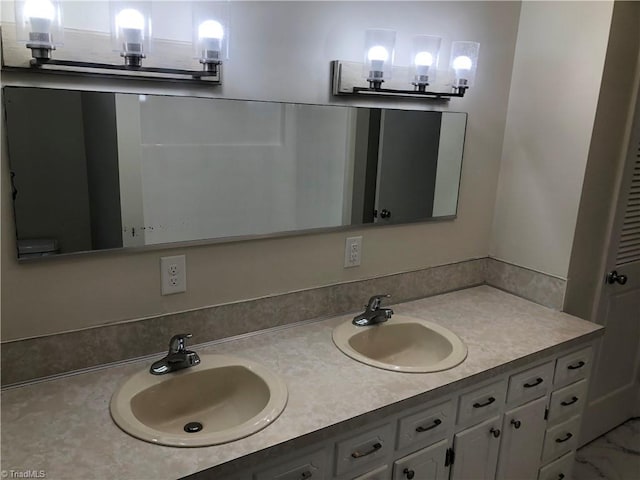 3960 Wards Gap, Cana, VA 24317 - bathroom featuring double vanity