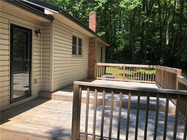 3960 Wards Gap, Cana, VA 24317 - view of wooden deck