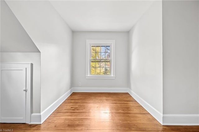 interior space with wood-type flooring