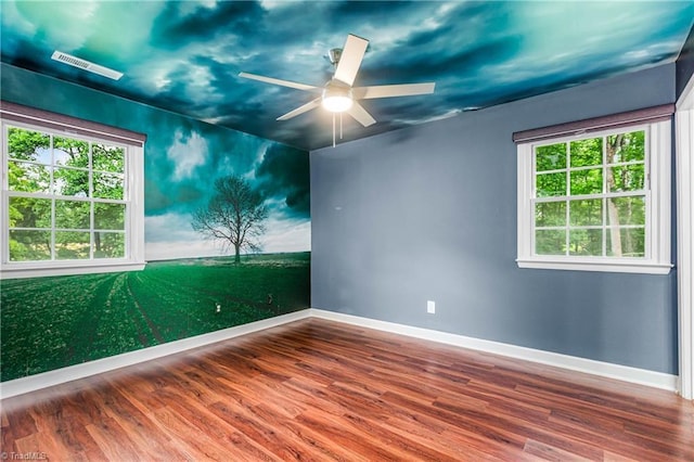 911 Chuppway Ct, Winston-Salem, NC 27106 - unfurnished room featuring wood finished floors and ceiling fan