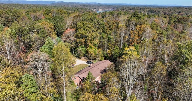 7715 W NC Highway 268, Wilkesboro, NC 28697 - aerial view of property and surrounding area with a forest