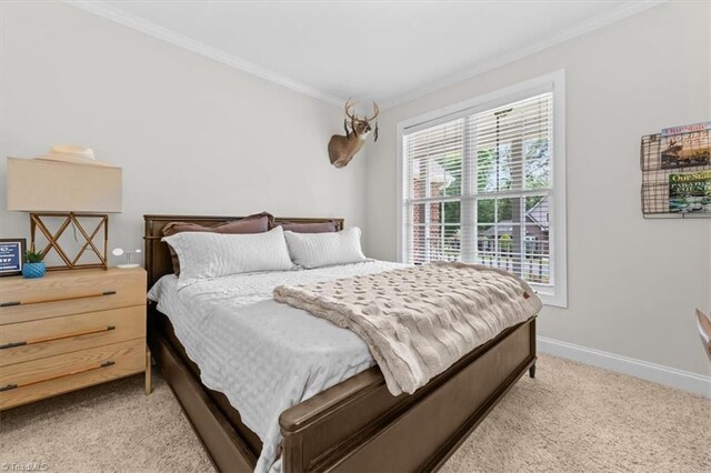 320 N Club Dr, Asheboro, NC 27205 - bedroom with ornamental molding and light colored carpet