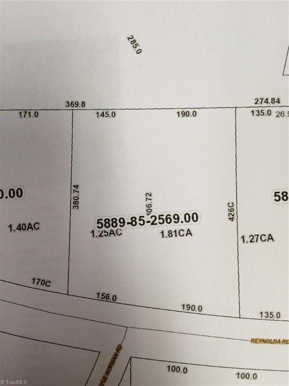 6275 Reynolda Rd Orvil, Unit Orvil, Pfafftown NC, 27040 land for sale