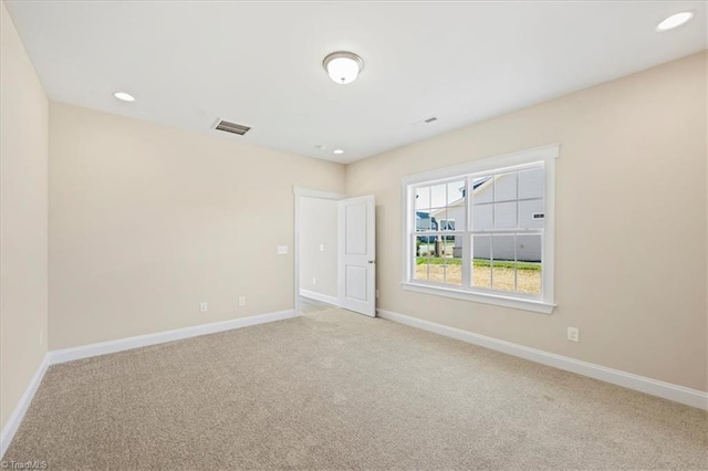 1087 Fairhaven Dr Lot 48, Mebane, NC 27302 - carpeted empty room with baseboards and recessed lighting