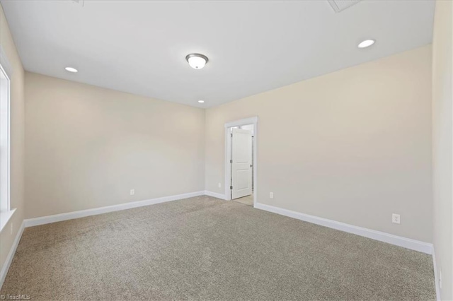 1087 Fairhaven Dr Lot 48, Mebane, NC 27302 - carpeted empty room featuring baseboards and recessed lighting