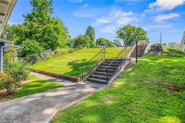 surrounding community featuring stairs