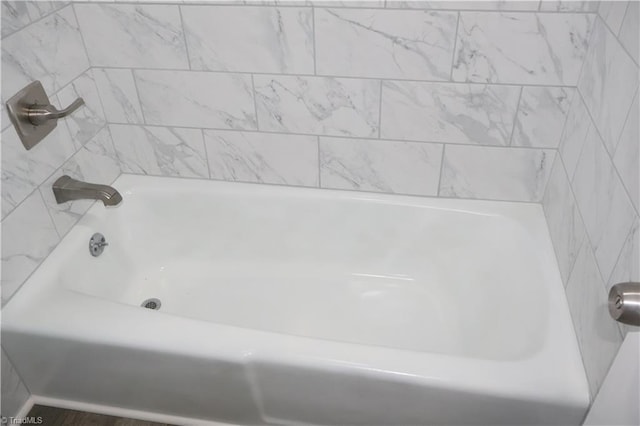 bathroom with a bathing tub