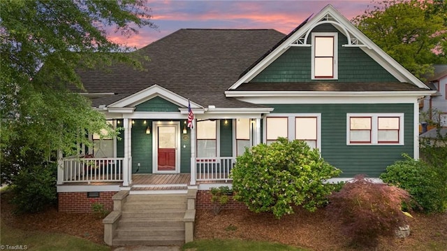420 Mcadoo Ave, Greensboro, NC 27406 - view of front of house featuring a porch and roof with shingles