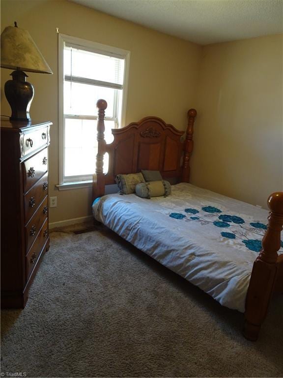 bedroom featuring carpet floors