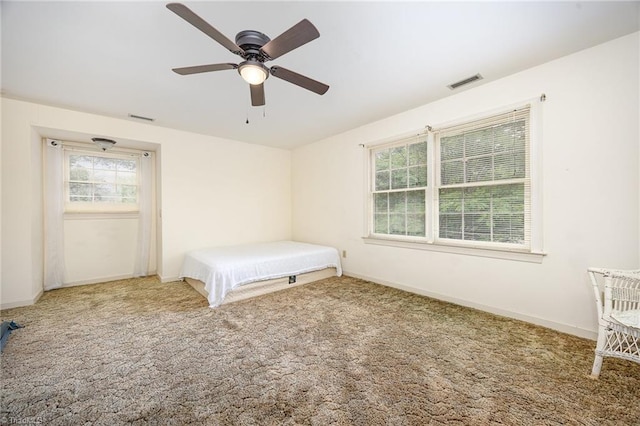 4630 Woodleaf Rd, Salisbury, NC 28147 - unfurnished bedroom with carpet flooring and ceiling fan