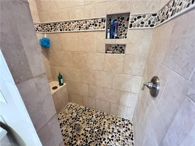 311 Cherry St, Mount Airy, NC 27030 - full bathroom with tiled shower