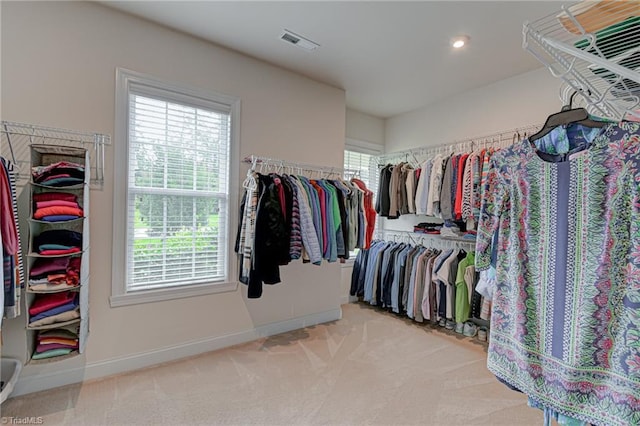 4240 Prestwick Xing, Winston-Salem, NC 27106 - walk in closet featuring light colored carpet
