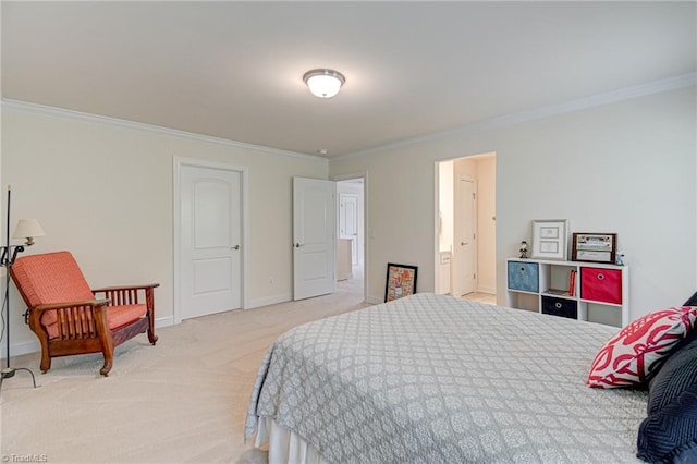 4240 Prestwick Xing, Winston-Salem, NC 27106 - bedroom with crown molding, baseboards, and carpet floors