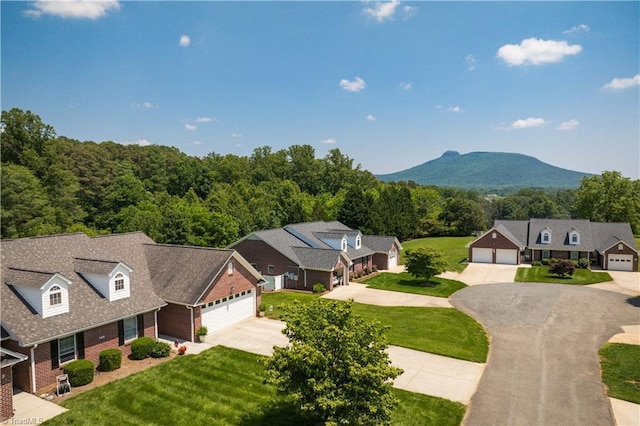 149 Royal View Dr Unit 1, Pinnacle, NC 27043 - aerial view of a mountain backdrop and a forest